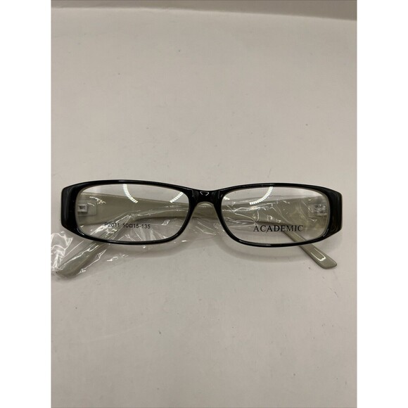 Academic Eyeglasses P2011 C8 Designer Demo Lens Black 50-15-135 - Picture 3 of 7